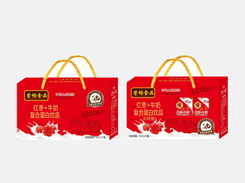 河南紅棗+牛奶復(fù)合蛋白飲品大開(kāi)窗禮盒